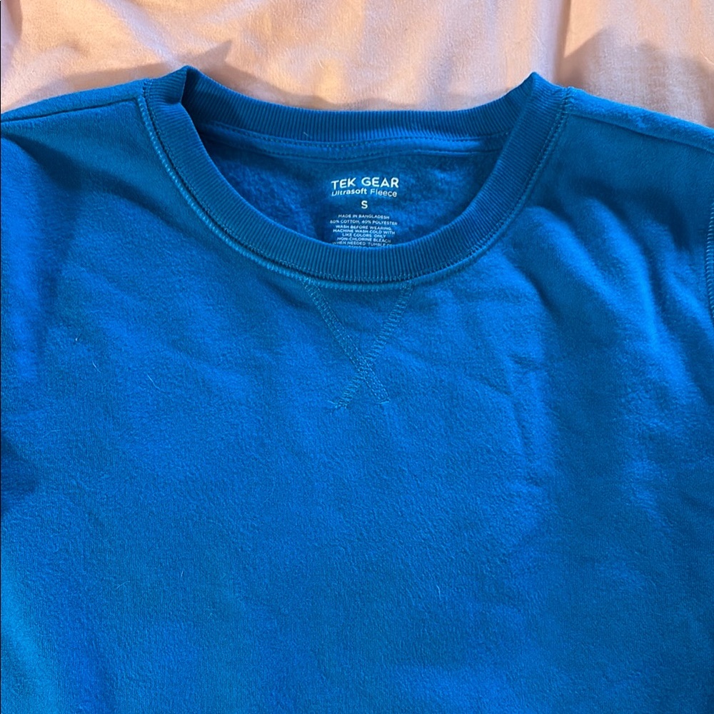 Tek Gear Vibrant Blue Crewneck